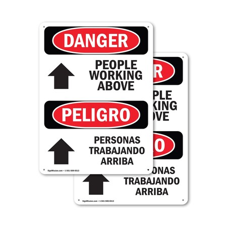 Signmission Safety Culture Sign, 18 in Width, Plastic, Rectangle, Bilingual OS-2PACK-DS-P-1824-VS-1517